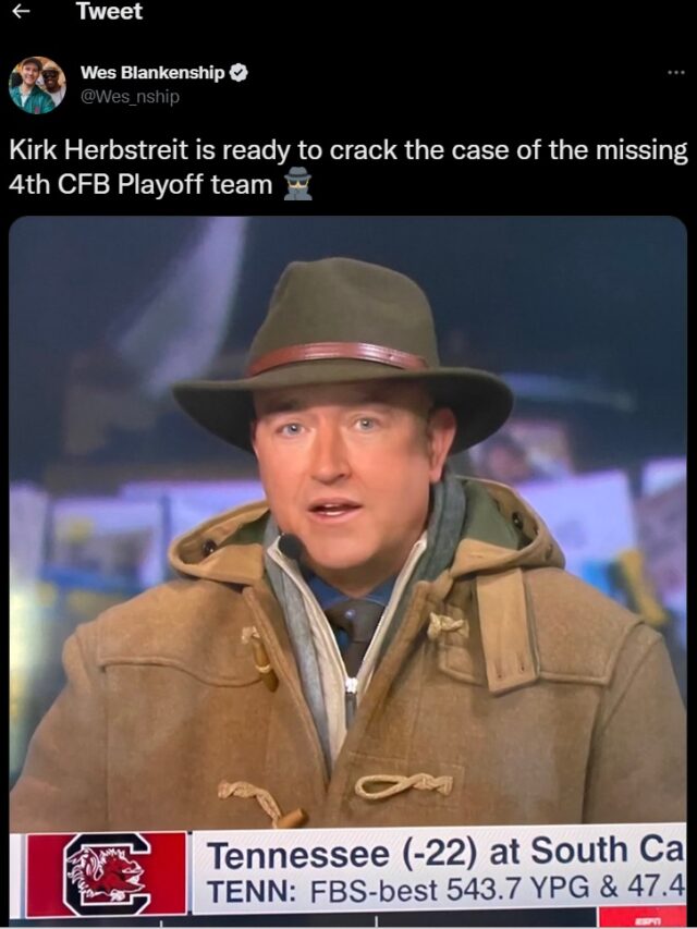 Kirk Herbstreit’s outfit on College GameDay is going viral